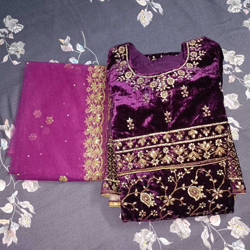 SPECIAL DISCOUNT!! HEAVY WORK ANARKALI GOWN