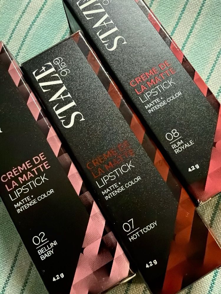 Staze Creme De La Matte Lipstick Set