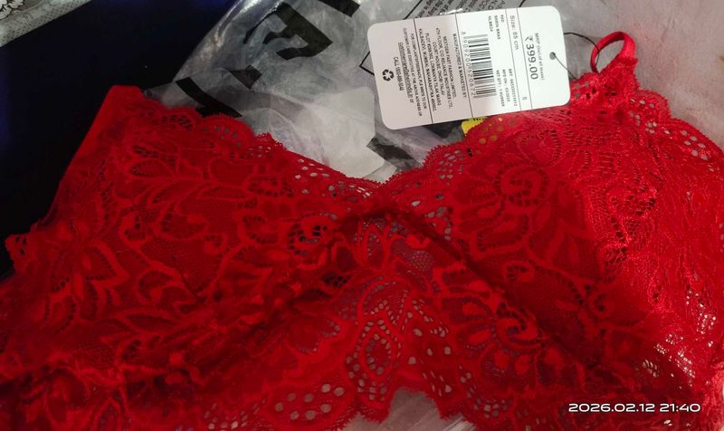 Red Lace Bralette