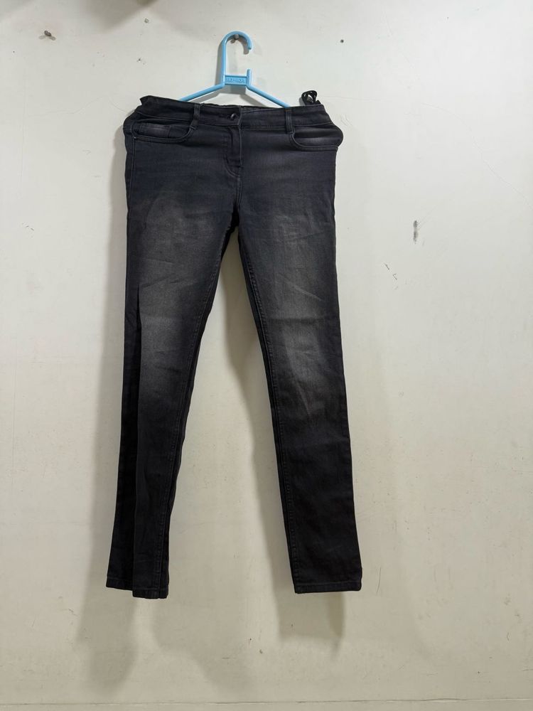 Stylish Charcoal Grey Denim Jeans