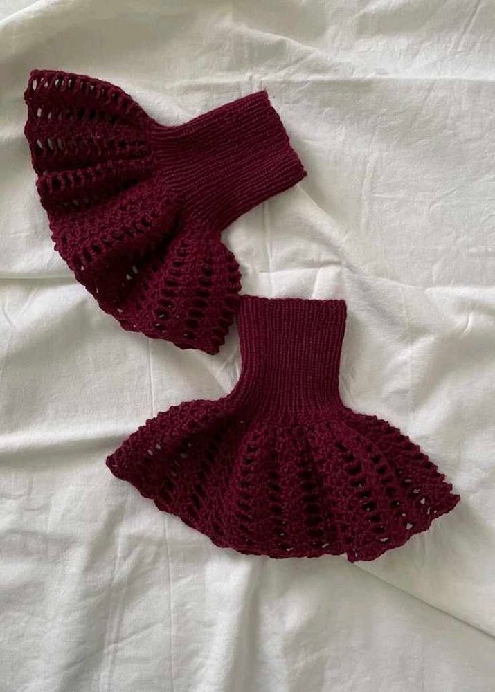 Crochet Flare Cuffs