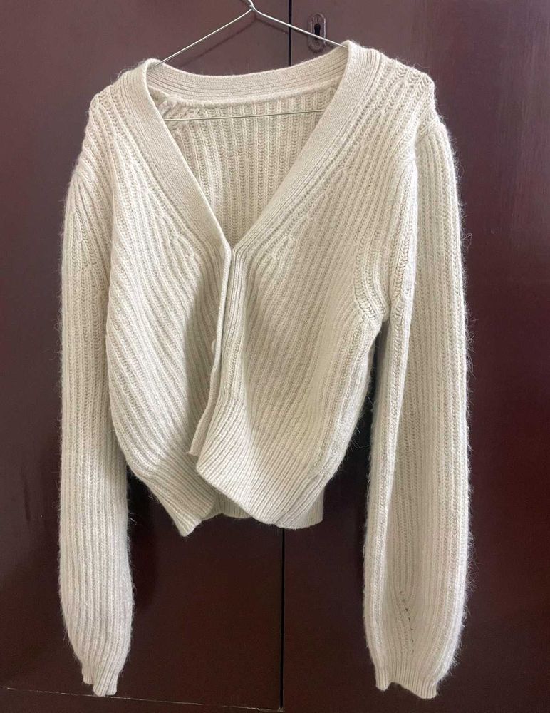 Cream Knit Cardigan