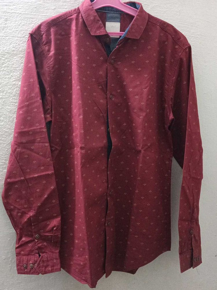 BRICK RED COLOR SHIRT