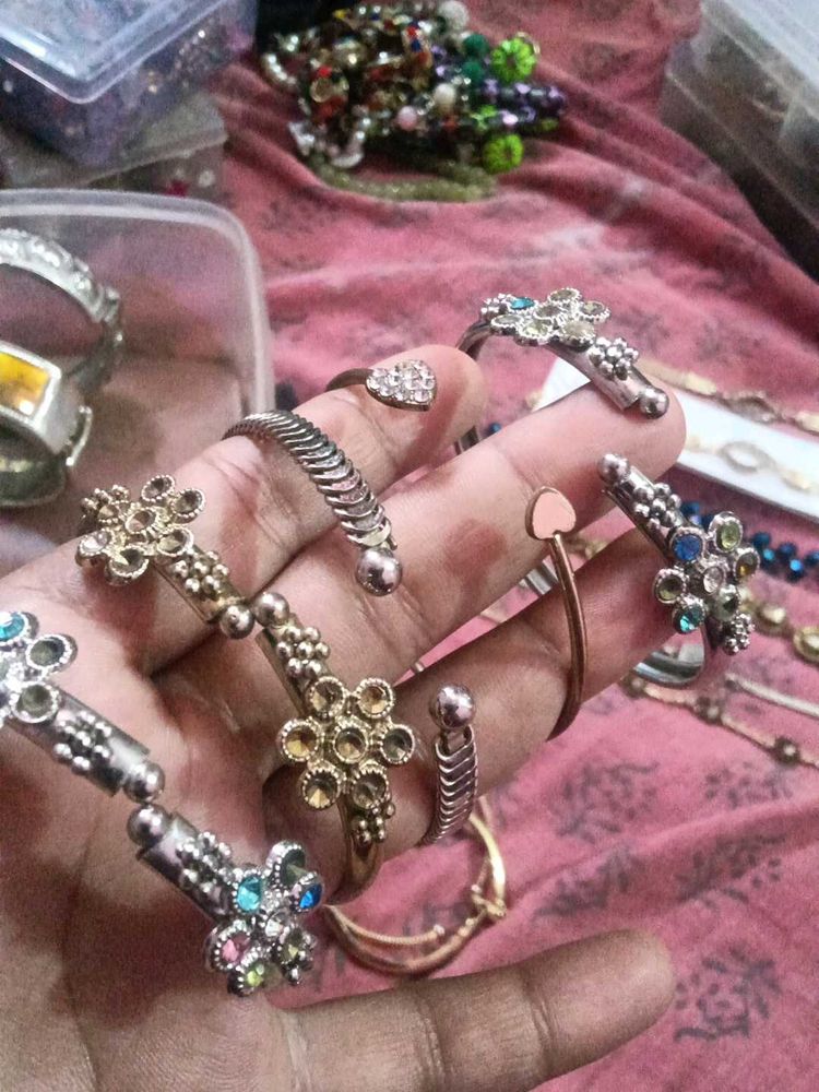 Assorted Bracelets with Gemstones