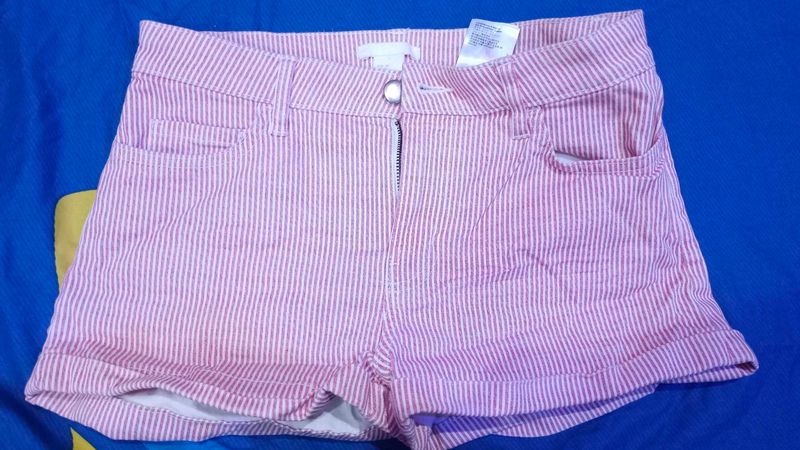 Striped Pink Shorts