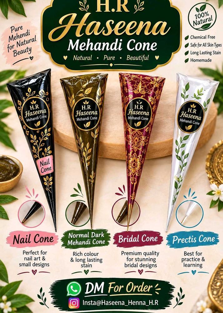 H.R. Haseena Mehandi Cones