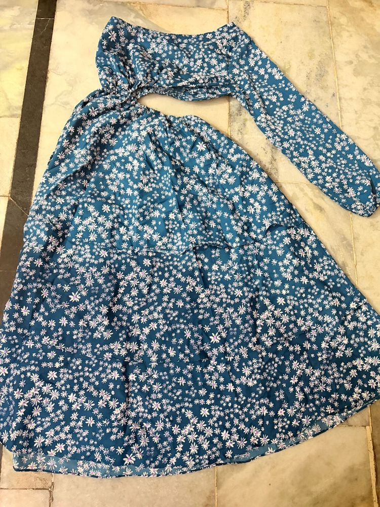 stylish Floral Print dress