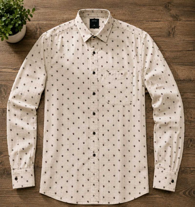 Men's Turtle Full-sleeve Shirt