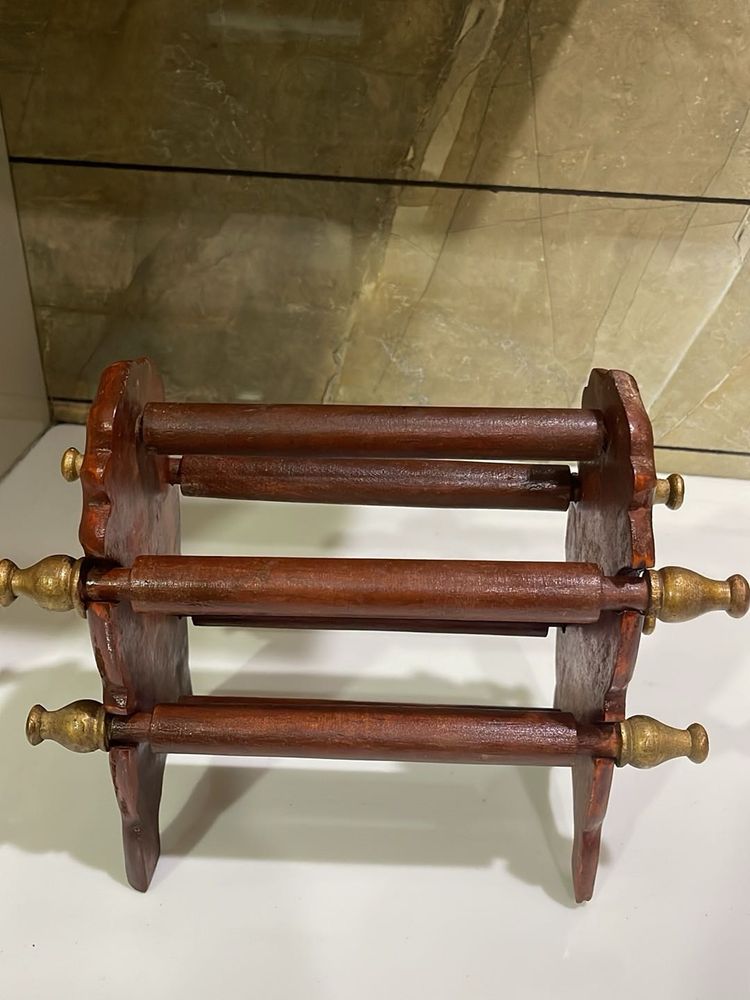 Vintage Wooden Bangle  Holder