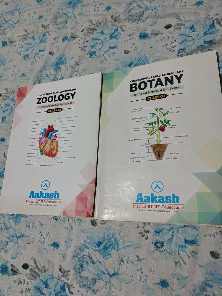 Aakash Zoology &amp; Botany Class XI Books