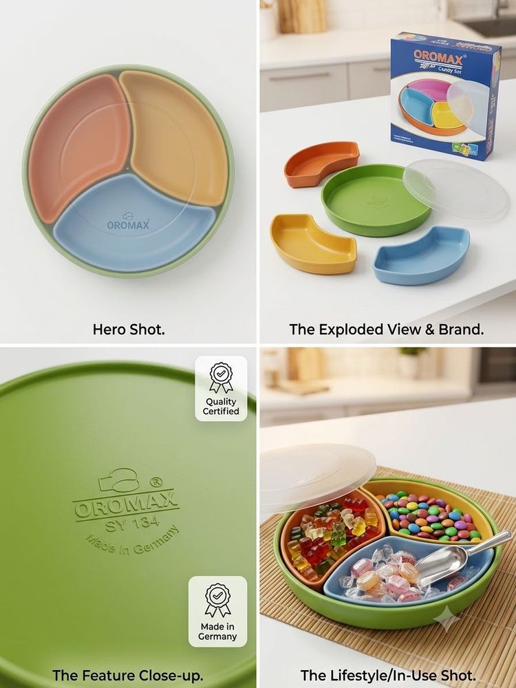 Oromax Divided Serving Tray