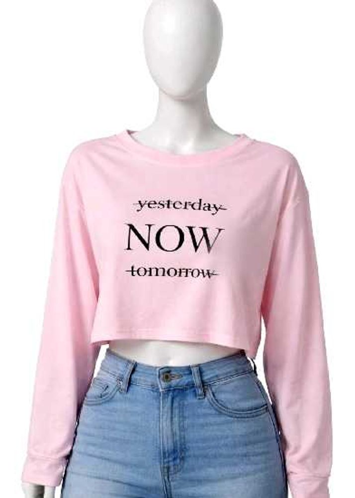 Trendy Pink Graphic T-Shirt