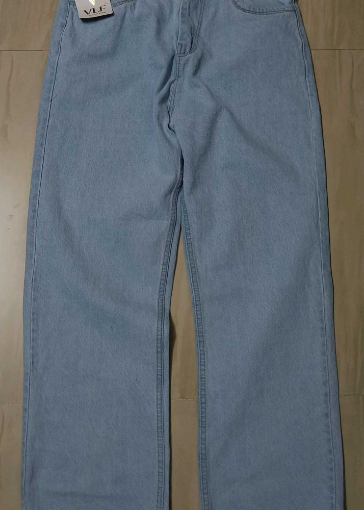 Light Wash Wide Leg Jeans