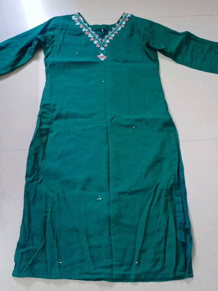 Beautiful Teal Kurta set