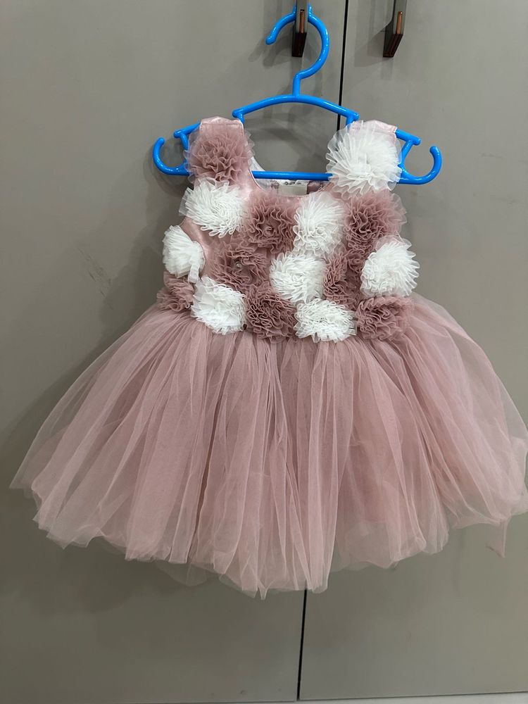 Premium Adorable Pink Tulle Party Dress