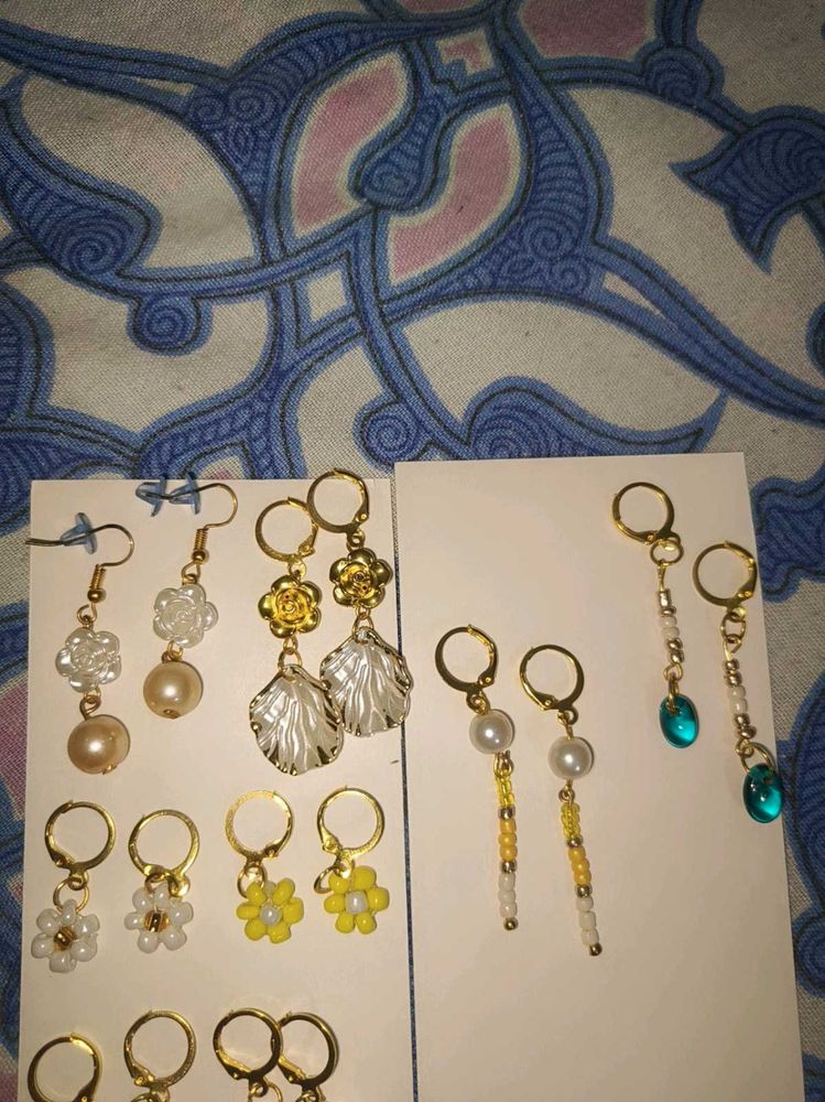 Handcrafted set of 6 Charming Earring Collection