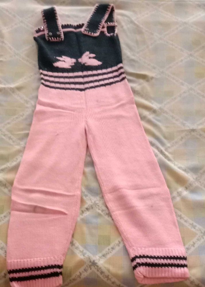 woolen knitted jumpsuit for girls