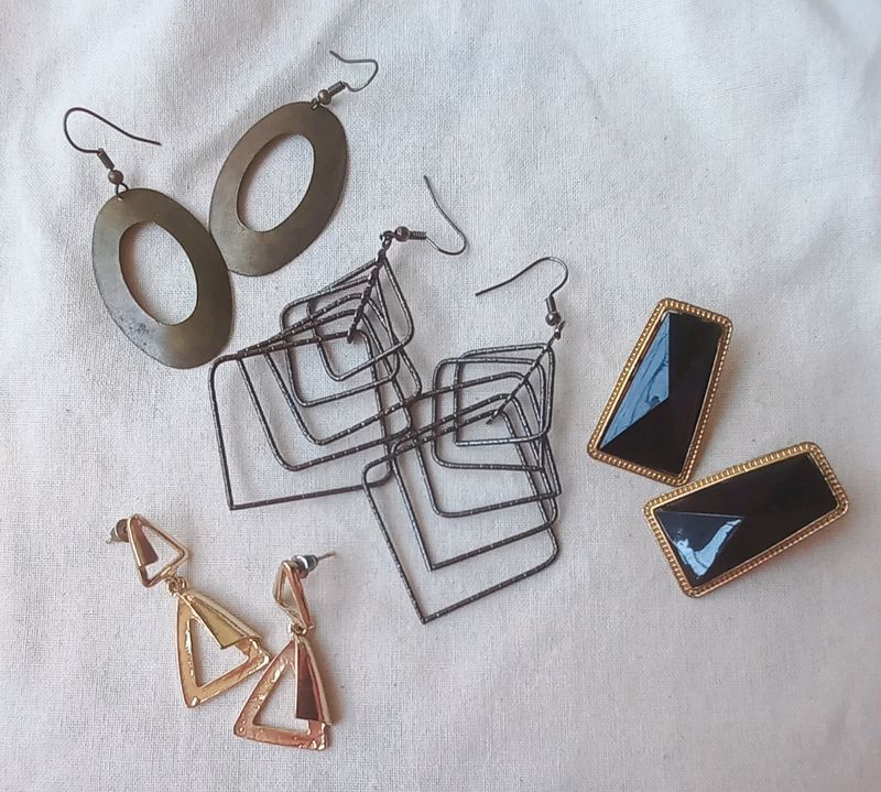 Earrings Set Of 4
