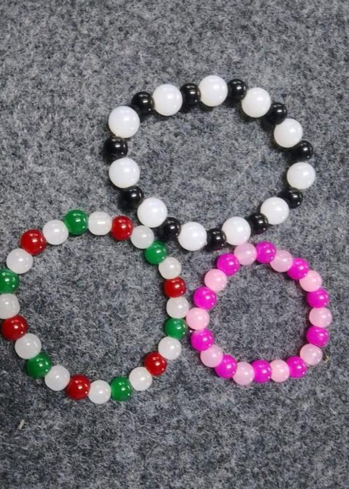 Stackable Beaded Bracelets Set