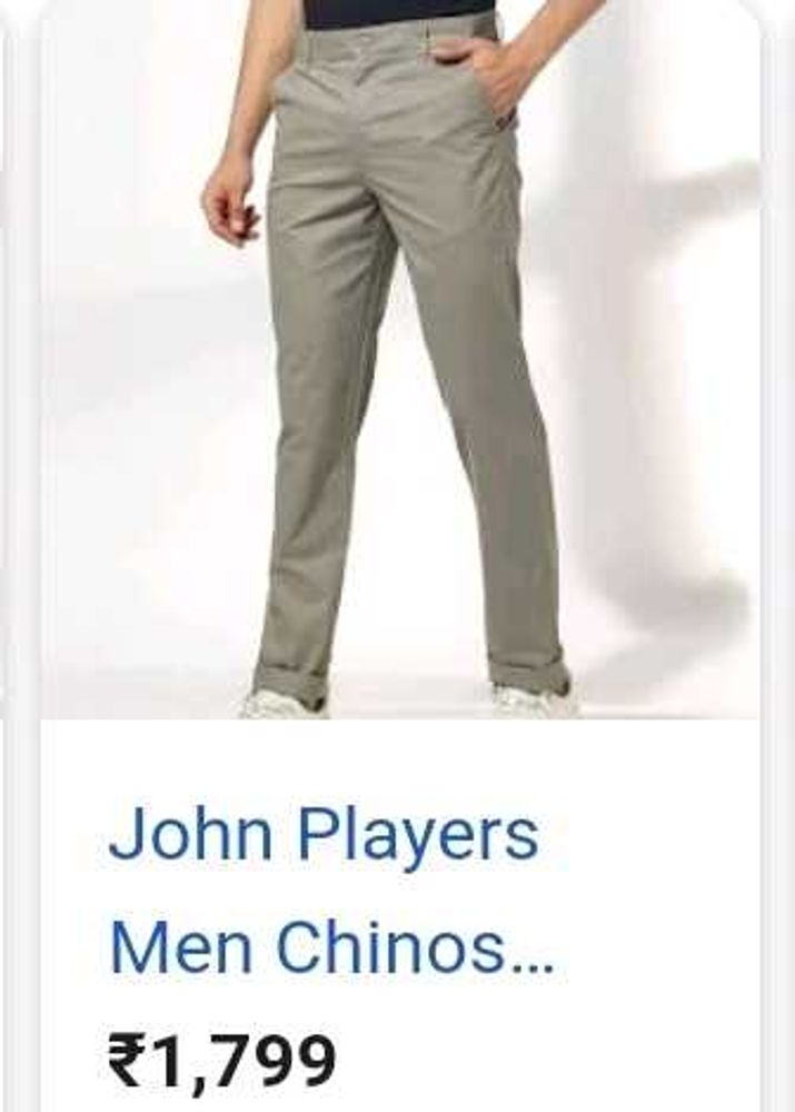 New Men's John players Casual Chinos...
