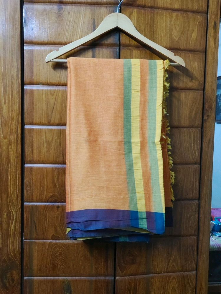 Khadi|Preloved Handloom Saree|W/o Blouse