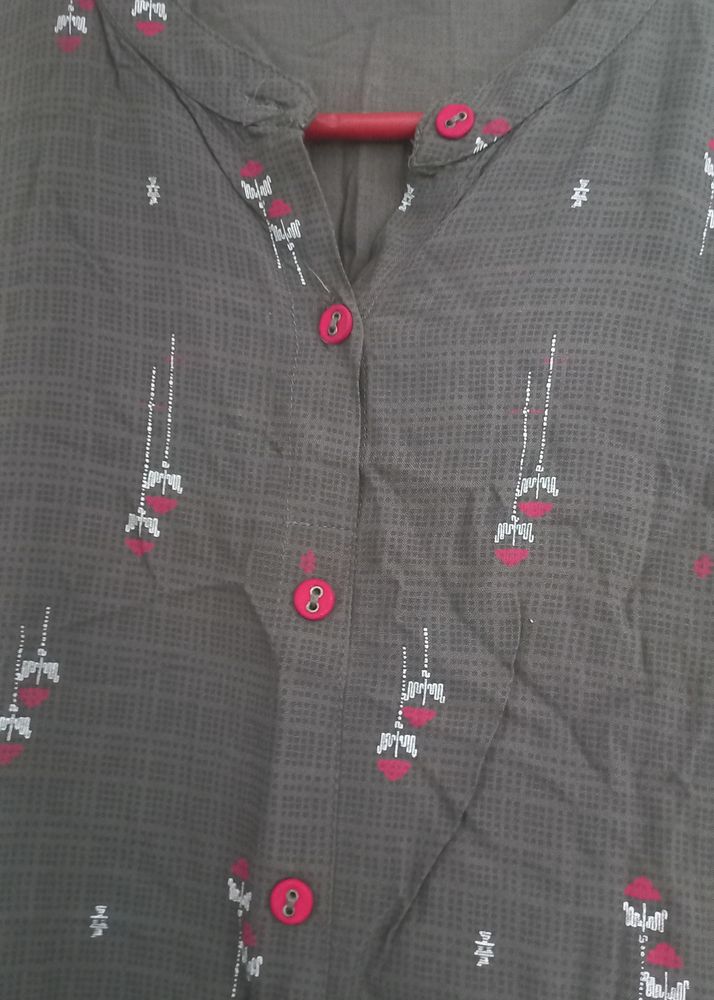 Grey Color Kurthi