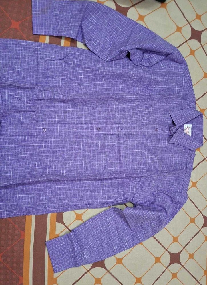 Purple Casual Shirt