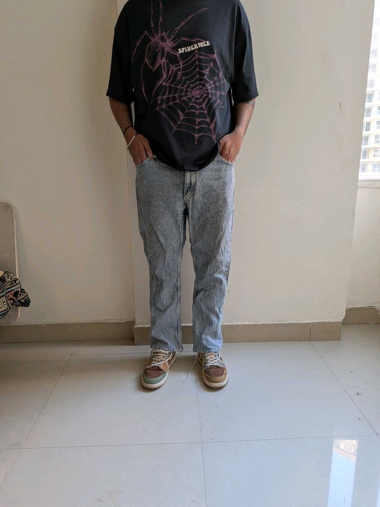 Men's Acid Wash Jeans