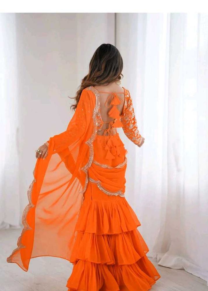 sleeve not available ready to wear saree