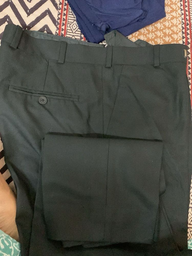 Men's Black Formal Trousers