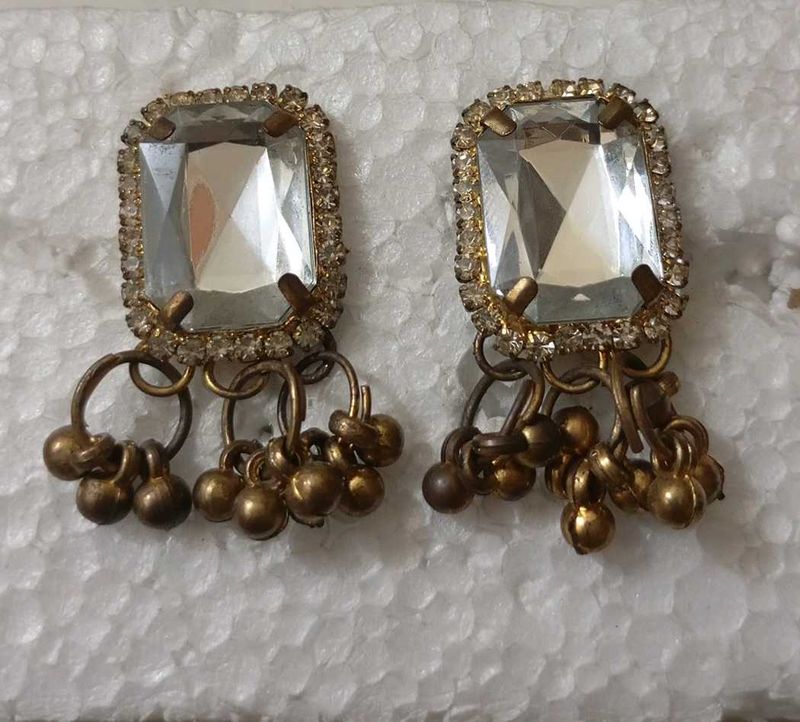 Indian stone earrings