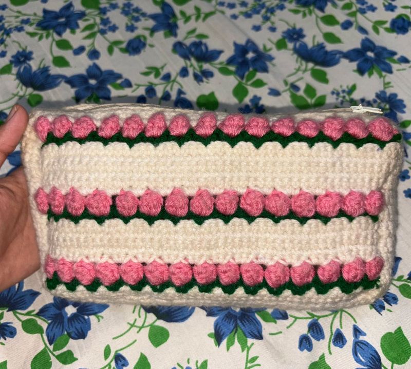 💕Handmade Crochet Pouch
