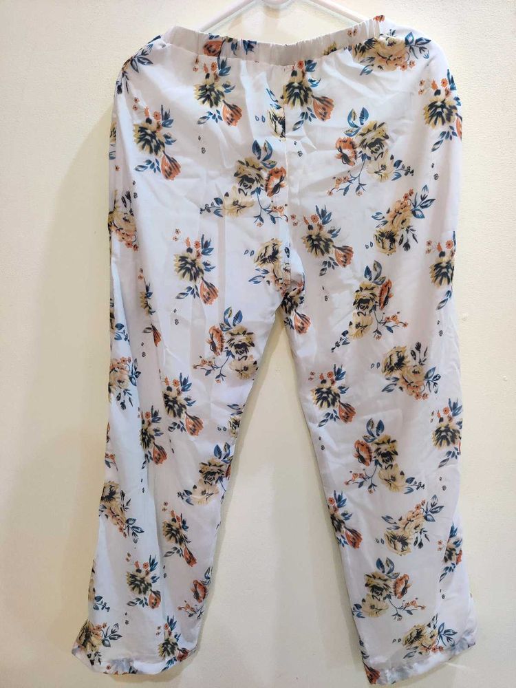 Floral Print Palazzo Pants