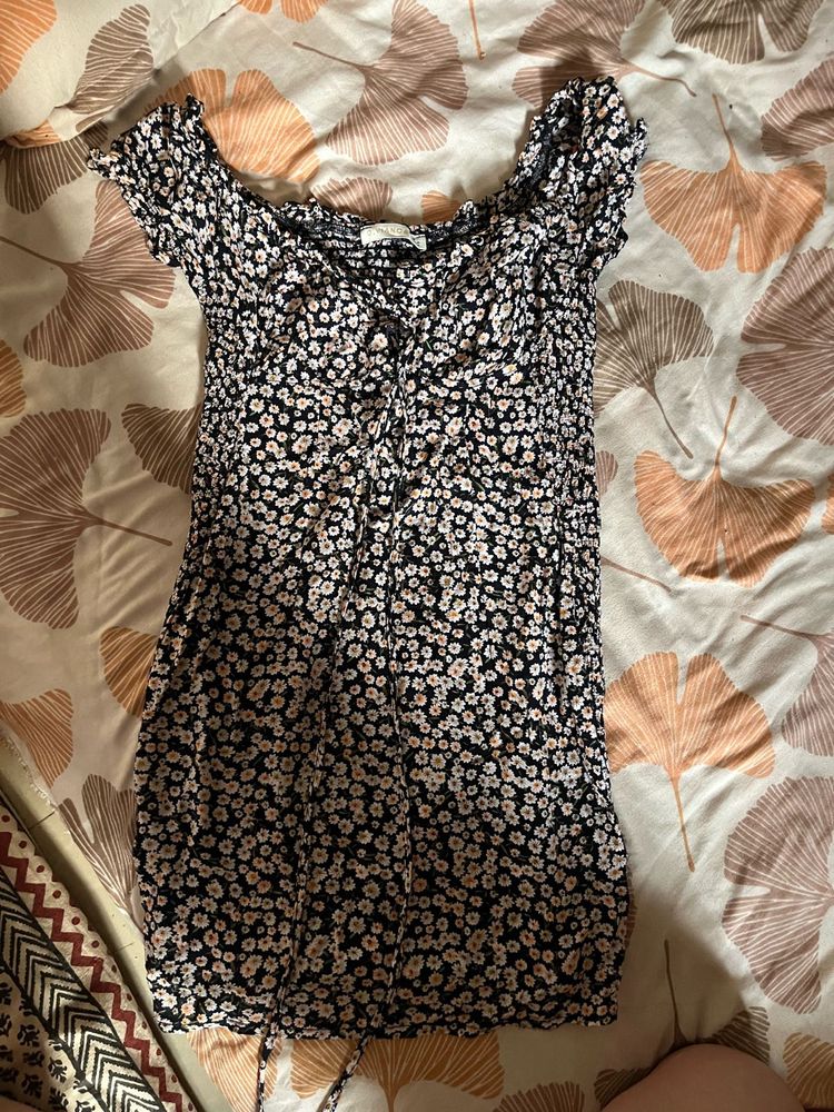Cute Floral Mini Dress