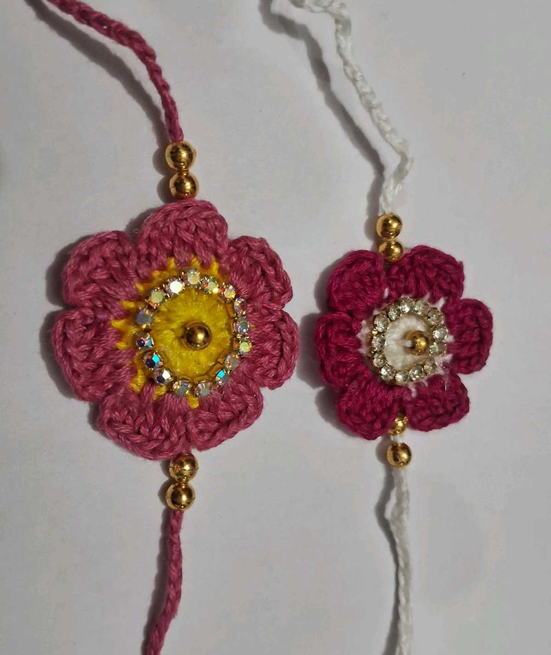 Handmade Rakhi Set of 2 🧿🌸