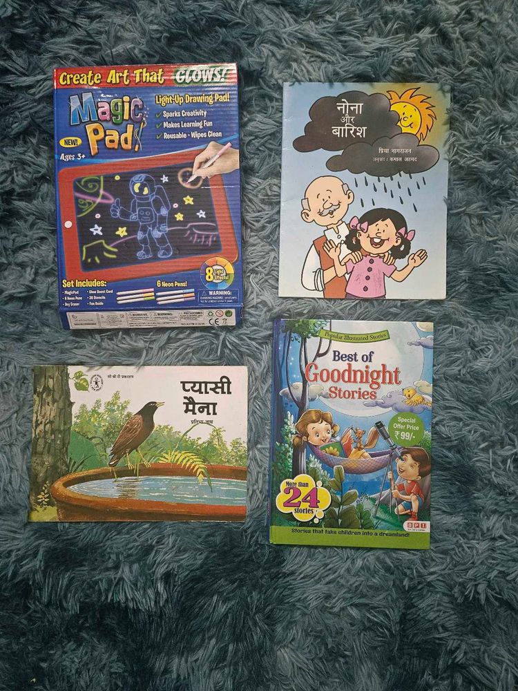 combo offer: 3 books &amp; Magic Pad
