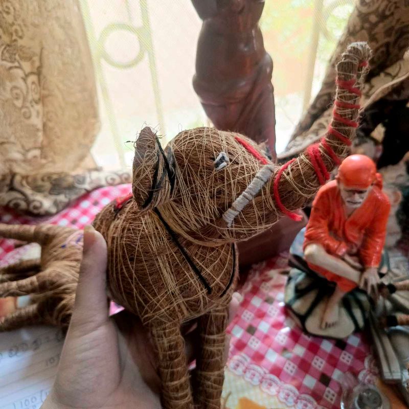Handmade Jute Elephant Showpiece