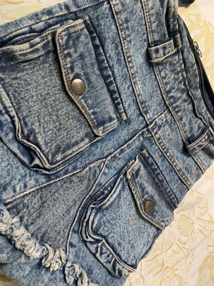 Denim Sling Bag