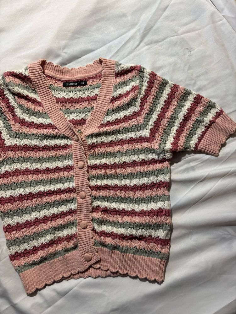knit top multi color