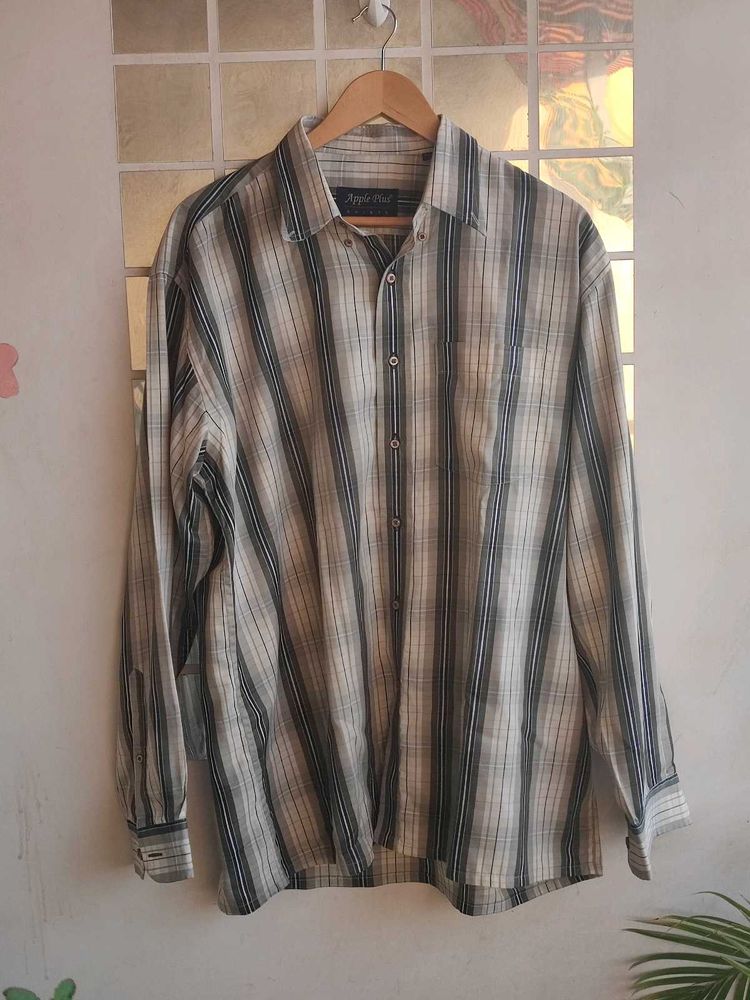 Classic Striped Long Sleeve Men's Shirt