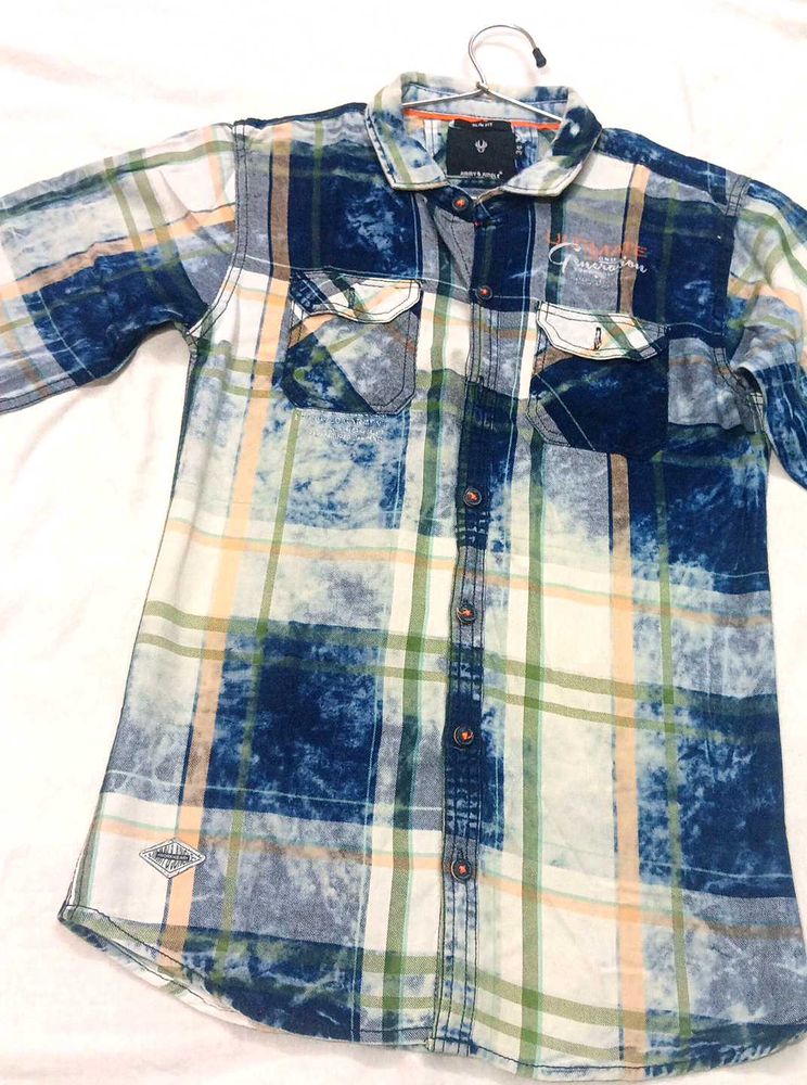 Stylish boy's Plaid Shirt