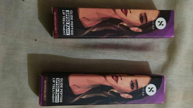 PACK OF 3 SUGAR Glide Peptide Lip Treatment