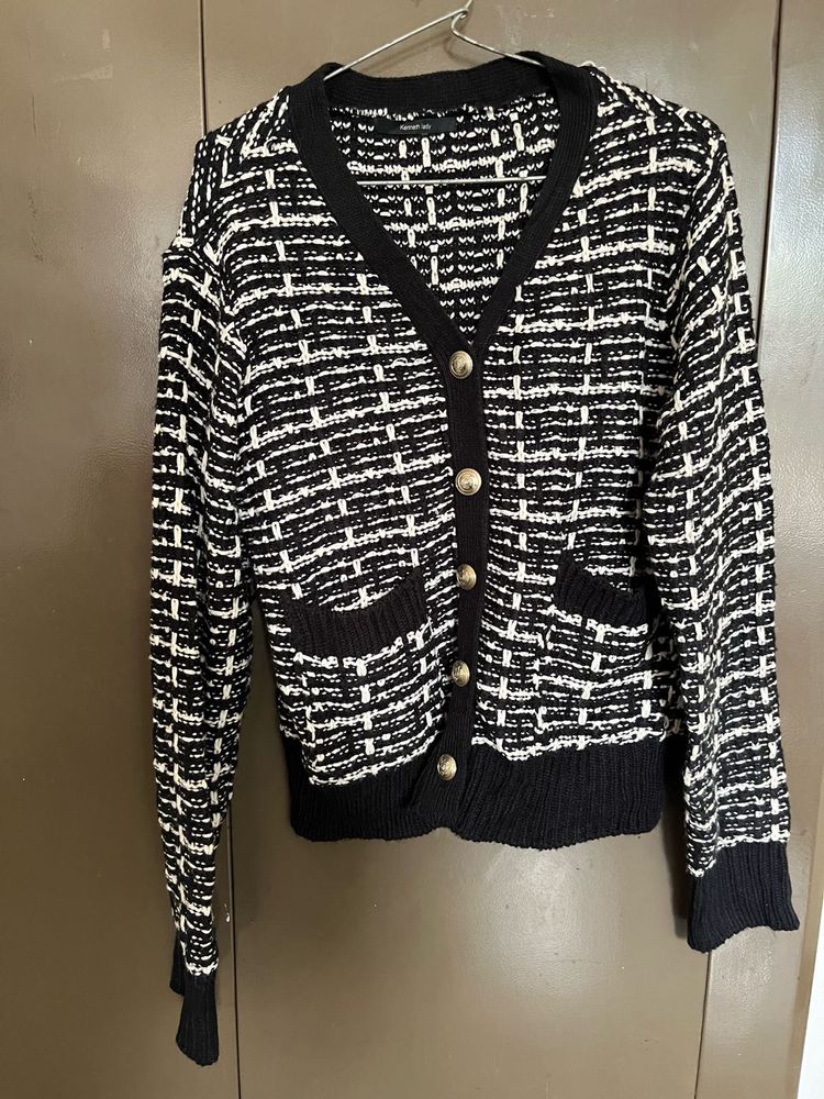 Tweed Style Cardigan