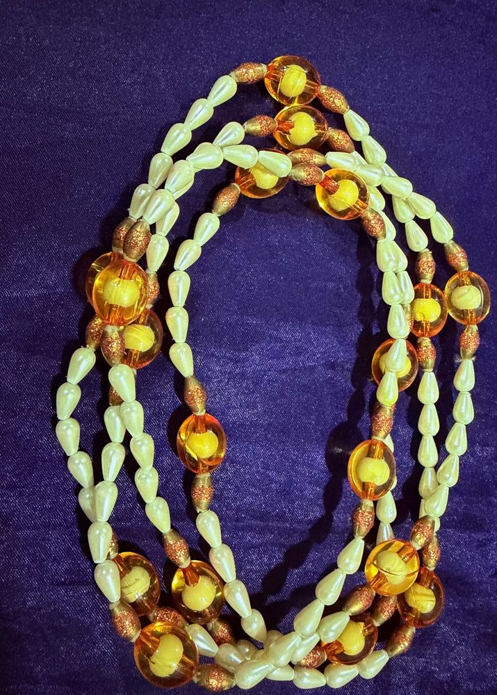 Beaded Multi-Strand Necklace cum bracelet