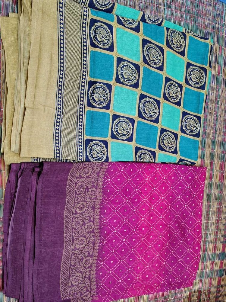 Beautiful Printed Saree 1+1 offer