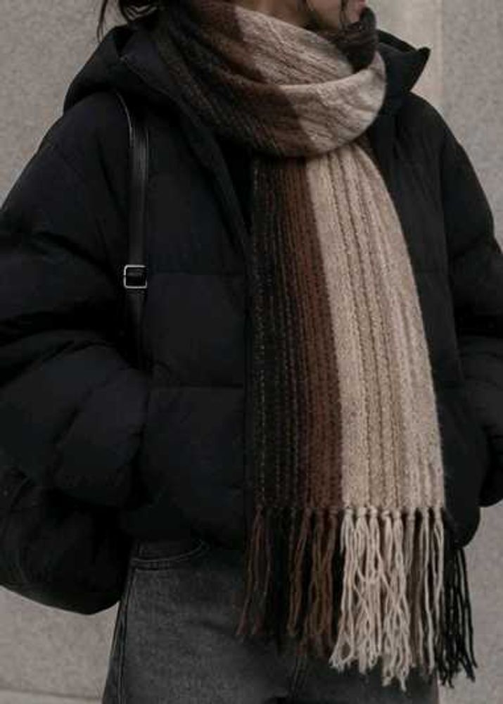 Cozy Striped Scarf