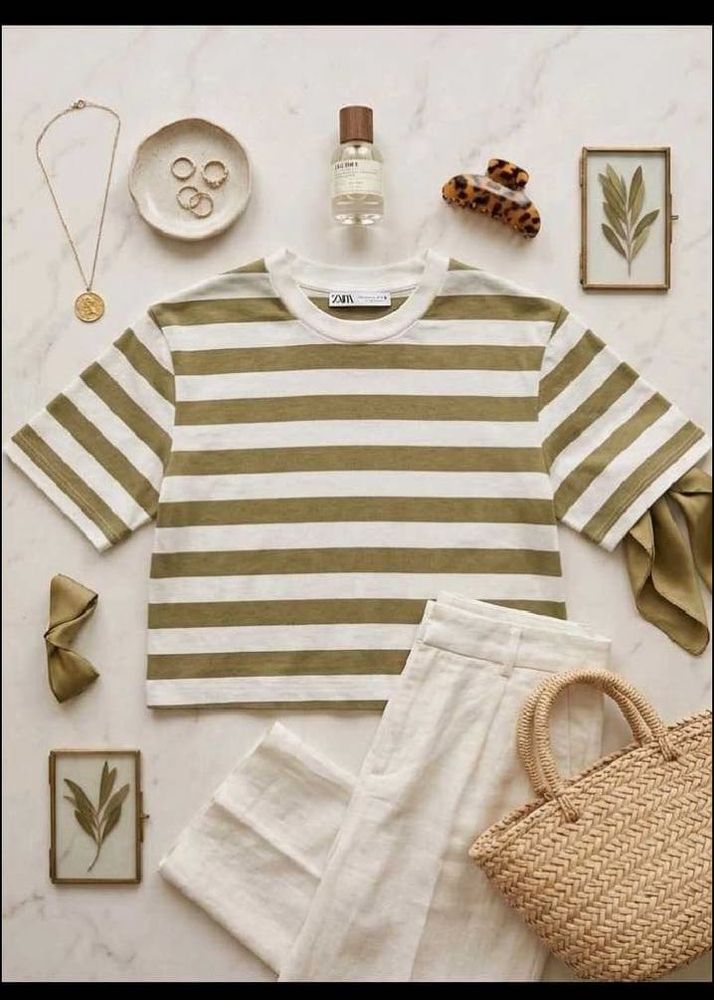 Striped Cotton T-Shirt