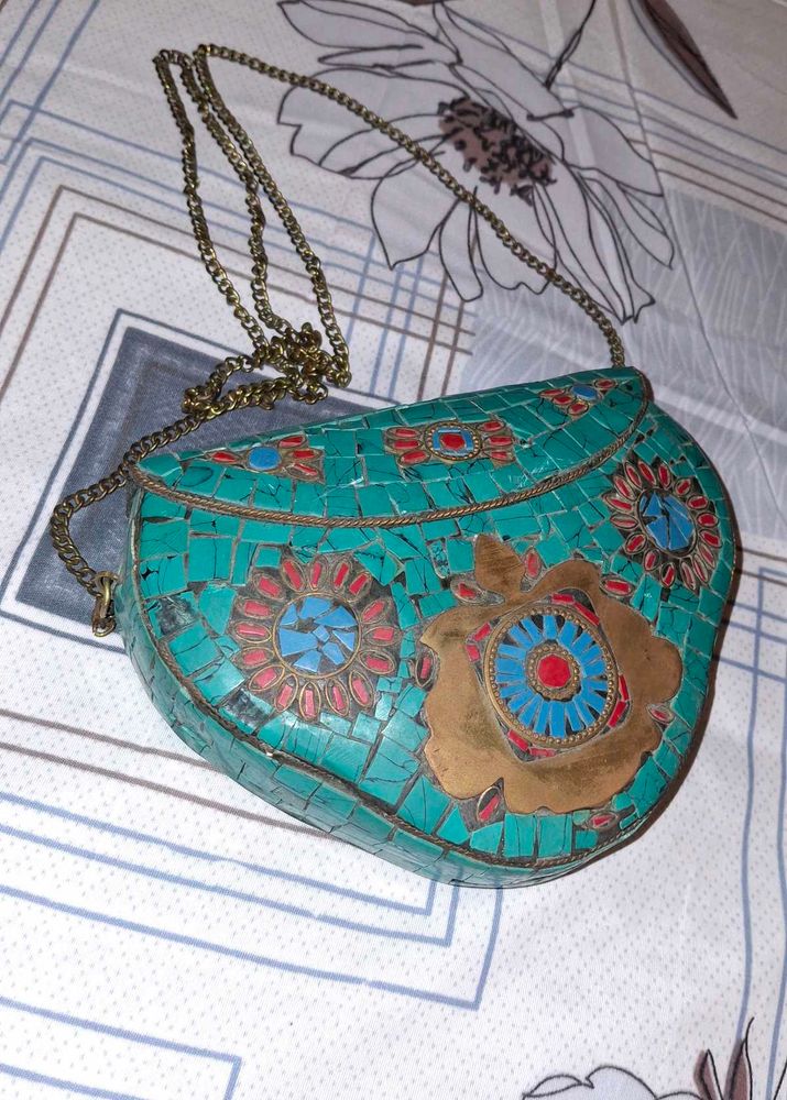 Bohemian Mosaic Clutch Bag
