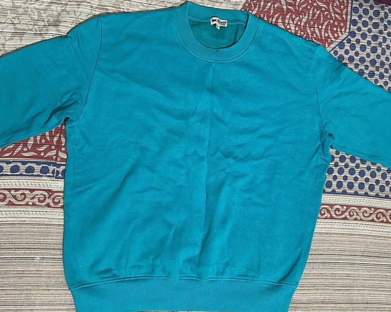 unisex Teal Sweatshirt