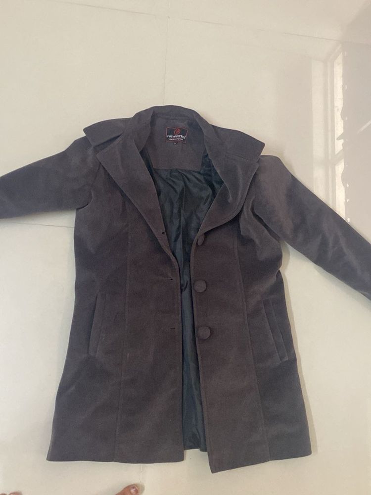 Classic Grey Trench Coat